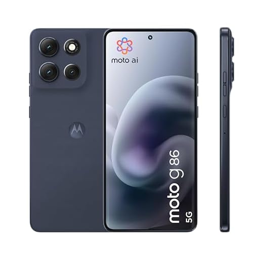 Motorola Moto g86 5G Smartphone (6,67“-Super-HD-Display, 50-MP-Kamera mit Moto-AI, 8/256 GB, 5100 mAh, Android 15) Pantone Spellbound, inkl. Schutzcover