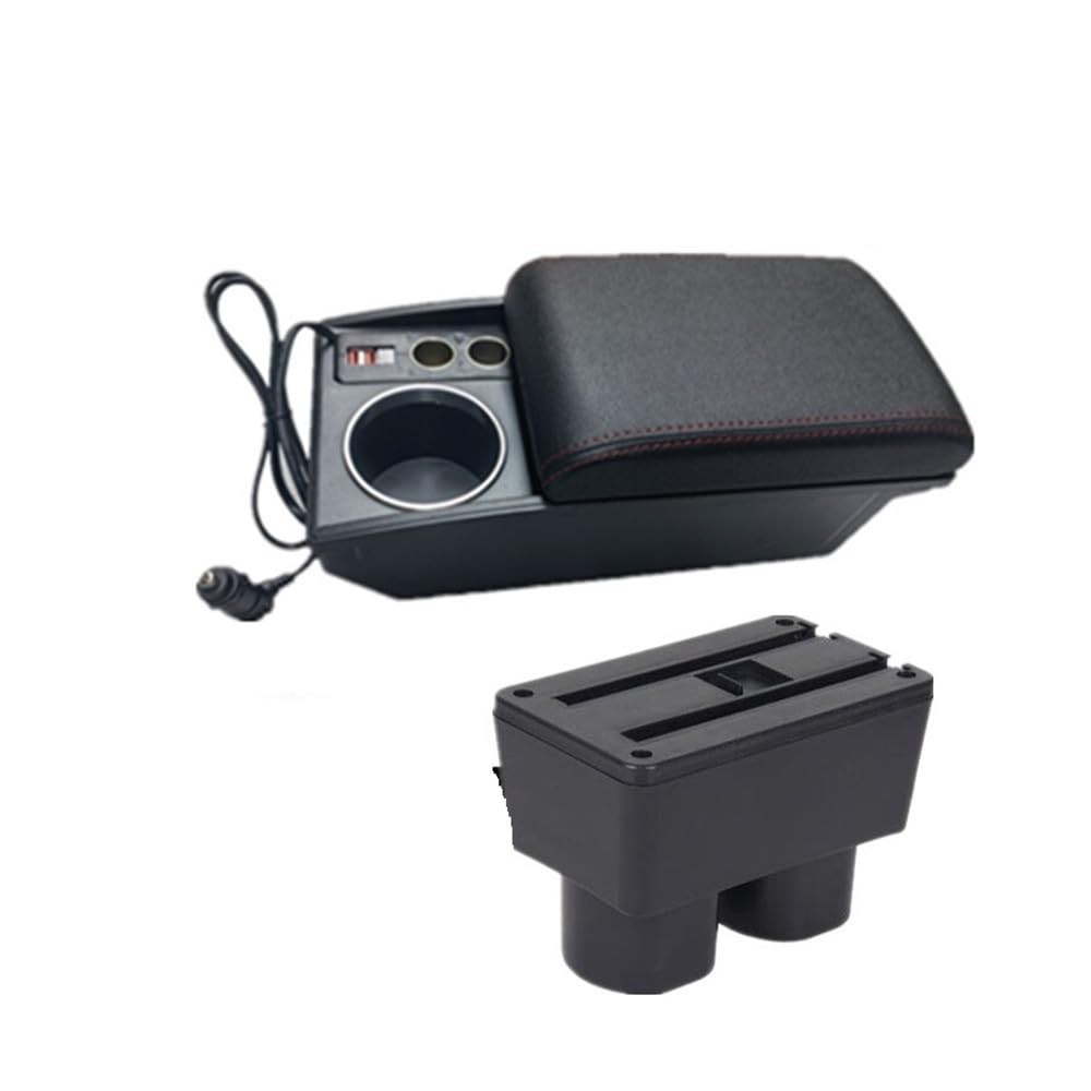 Yulegudi W1 Red Line Fast Charging Car Armrests For Nissan For Tiida C11 For Latio Sylphy Versa