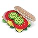 Melissa & Doug Felt Food Sandwich Set | Pretend Play | Play Food | 3+ | Gift for Boy or Girl