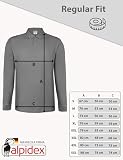 ALPIDEX Polo Męskie 2-Pak 100% Bawełna Koszulki z Długim Rękawem Jednokolorowe S M L XL XXL 3XL 4XL 5XL, Rozmiar:L, Kolor:Storm