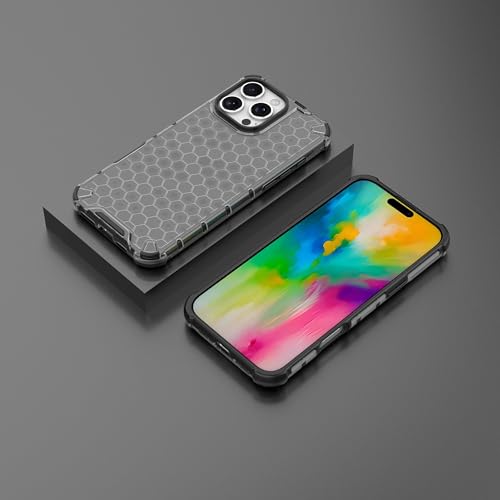 Image of Glasgow Back Case Cover Compatible with [ Apple iPhone 16 Pro Max ] (Stylish Design) - Black