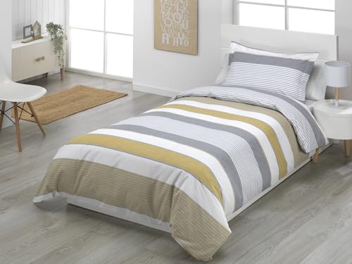 Miniatura 8 de Dhestia Home - Funda Nórdica Cama Infantil Zarautz Ocre Color Ocre Talla Cama 105