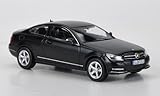 Baujahr : 2011 Mercedes C-Klasse Coupe (C204), mattschwarz, 2011, Modellauto, Fertigmodell, Norev 1:43