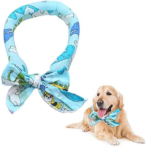 Kühlhalsband für Hunde,Hundehalsband Kühlend,Kühlende Halstuch Hund,Kühlende Bandana Hund,Kühlung Kragen Hund,Halstuch Kühlend Hund,Kopftücher Kühlend Hund,Hunde Kühl Halsband Cover