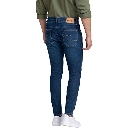 Image of Spykar Men's Mid Rise Slim Fit Jeans