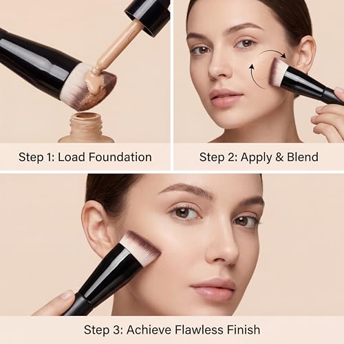 40% Off JoMay Flat Top Kabuki Foundation Brush - Streak-Free