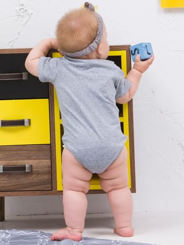 UNIFACO Unisex Baby Funny Saying Outfit Short and Long Sleeve Bodysuits Romper 0-18M3