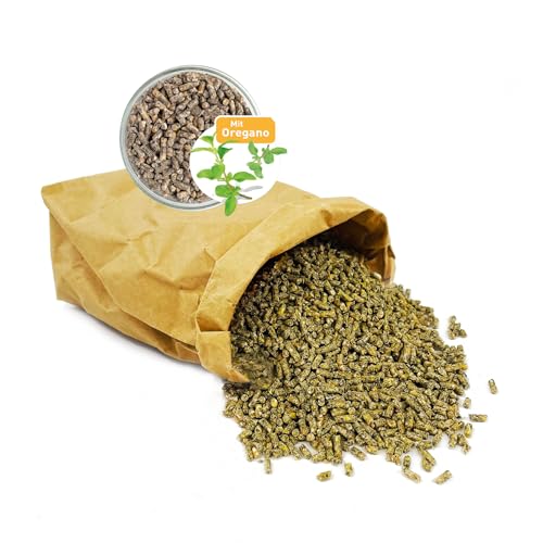 Eivolution Bio-Legehennen-Pellets mit Oregano-Öl für Geflügel 3kg | Für Hühner und Wachteln | Hühnergesundheit | probiotisch | Kräuterpellets Eivolution Bio-Legehennen-Pellets mit Oregano-Öl für Geflügel 3kg | Für Hühner und Wachteln | Hühnergesundheit | probiotisch | Kräuterpellets