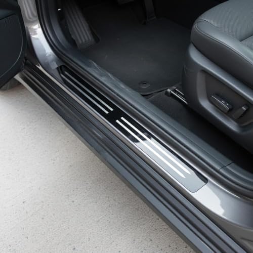 Seuils de porte auto en acier inoxydable rigide pour i30 Mk3 - 5