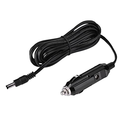 Naroote Adaptador de Encendedor de Cigarrillos, Adaptador de Encendedor de Cigarrillos para Automóvil Adaptador de Encendedor de Automóvil 3 Metros / 9,8 Pies 12 V CC 5,5 Mm X 2,1 Mm