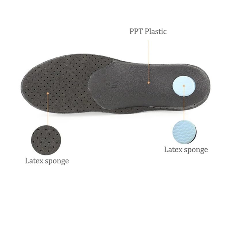 Semelle orthopédique en cuir PU et support de chaussures anatomique