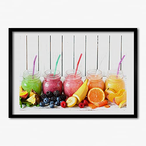 Cadre photo affiche décoratif 70x50cm peinture moderne Tulup