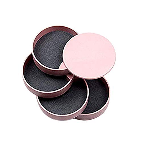 Boîte de bijoux compacte à compartiments modulaires pour bagues et colliers