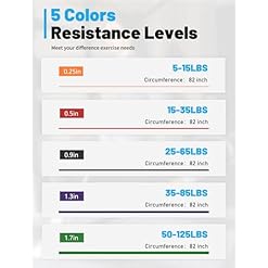 Alternative view of Resistance Bands, Pull Up Bands, Exercise Workout Bands for Working Out, Pull Up Assistance Bands Set for Men & Women, Body Stretching, Physical Therapy, Muscle Training