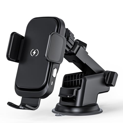 Amazon.co.jp: 車載ワイヤレス充電器 15W急速充電 車載ホルダー 車