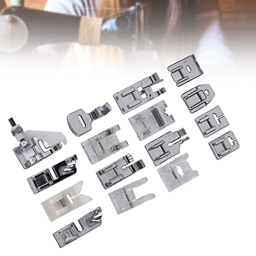 Kit de 16 Piezas Pies para Máquina de Coser AYNEFY miniatura 3