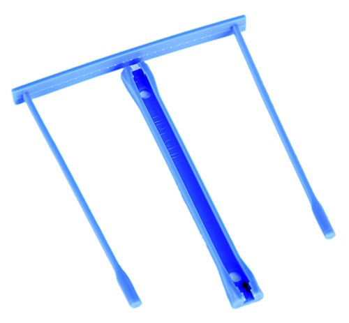 SECO E-CLIP Kunststoff-Abheftklammer - Blau (20er Pack) 89570