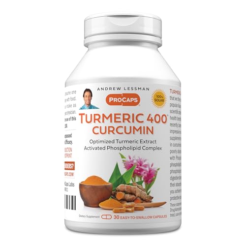 Image of ANDREW LESSMAN Turmeric 400 mg 30 Capsules