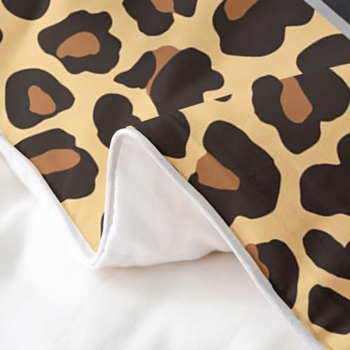 Housse de couette fille imprimé léopard gris pour des nuits douces - 6