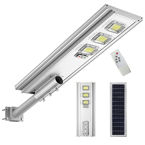 LOVUS Commercial Street Light, 300W LED Solar Powered Street Light Dusk to Dawn with Radar Sensor and Remote Control, 6000K Super Bright Outdoor Solar Flood Lights, ST300-033 New LOVUS Commercial Street Light, 300W LED Solar Powered Street Light Dusk to Dawn with Radar Sensor and Remote Control, 6000K Super Bright Outdoor Solar Flood Lights, ST300-033 New