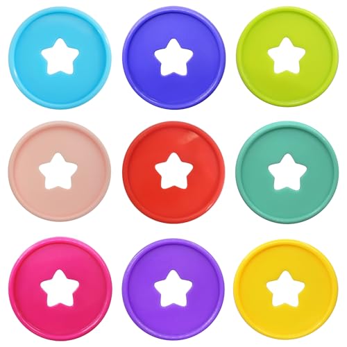 Disques d'extension en plastique 35 mm pour cahier à anneaux et planner, lot de 33 pièces