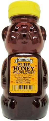 Gunter's Pure Wildflower Honey Bear - 12 oz.