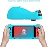 Patrocinado Patrocinado Estás viendo este anuncio según la relevancia del producto para tu búsqueda. Deja comentarios sobre el anuncio Funda de silicona protectora Teyomi para Nintendo Switch, cubierta con agarre y protector de pantalla de vidrio templado, 2 ranuras para tarjetas de juego, absorción de impactos y antirayaduras (Azul) por Teyomi 4