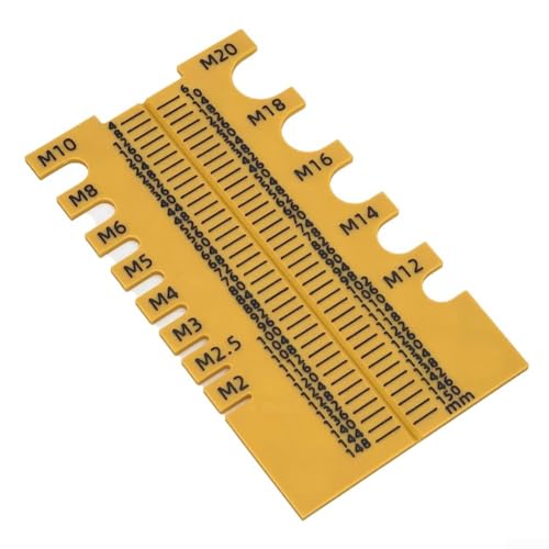 Règle à vis imprimée 3D efficace pour mesurer la longueur et le diamètre facile pour tout utilisateur (vert)