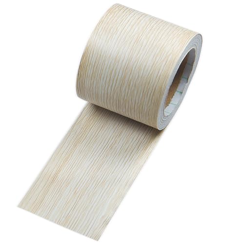 Image of Wood Grain Tape, 2 inch X 32 ft Adhesive Tape for Furniture, 1 Roll Beige Decorative Duct Tape Wood Repair Tape for Doors, Floors, Window, Tables, Chairs, Baseboard, Cabinet, Kitchen