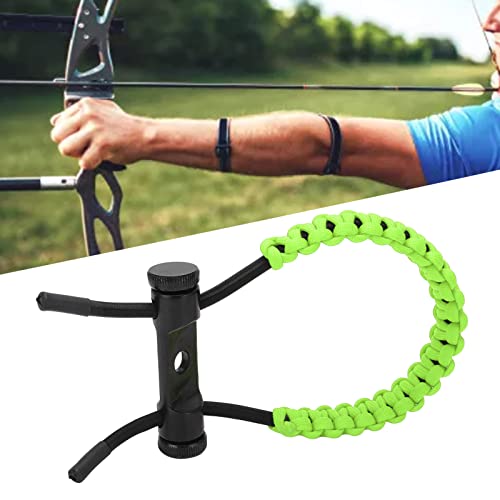 PLYE Bow Wrist Sling, Archery Bow Wrist Sling Nylon Convenient for Training(green) - Image 4