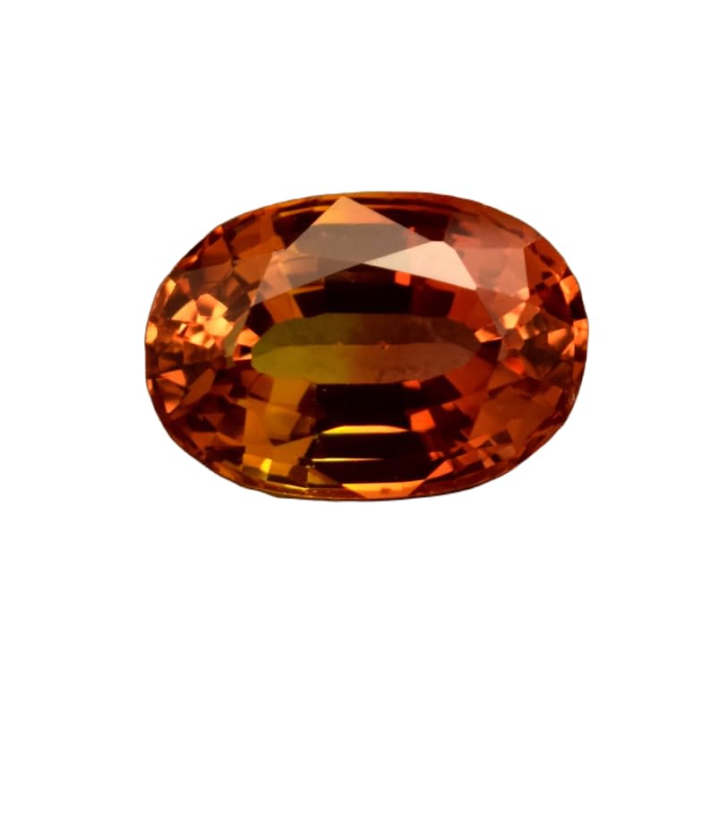 Saphir Padparadscha naturel ovale 12x8x6mm pour création bijoux