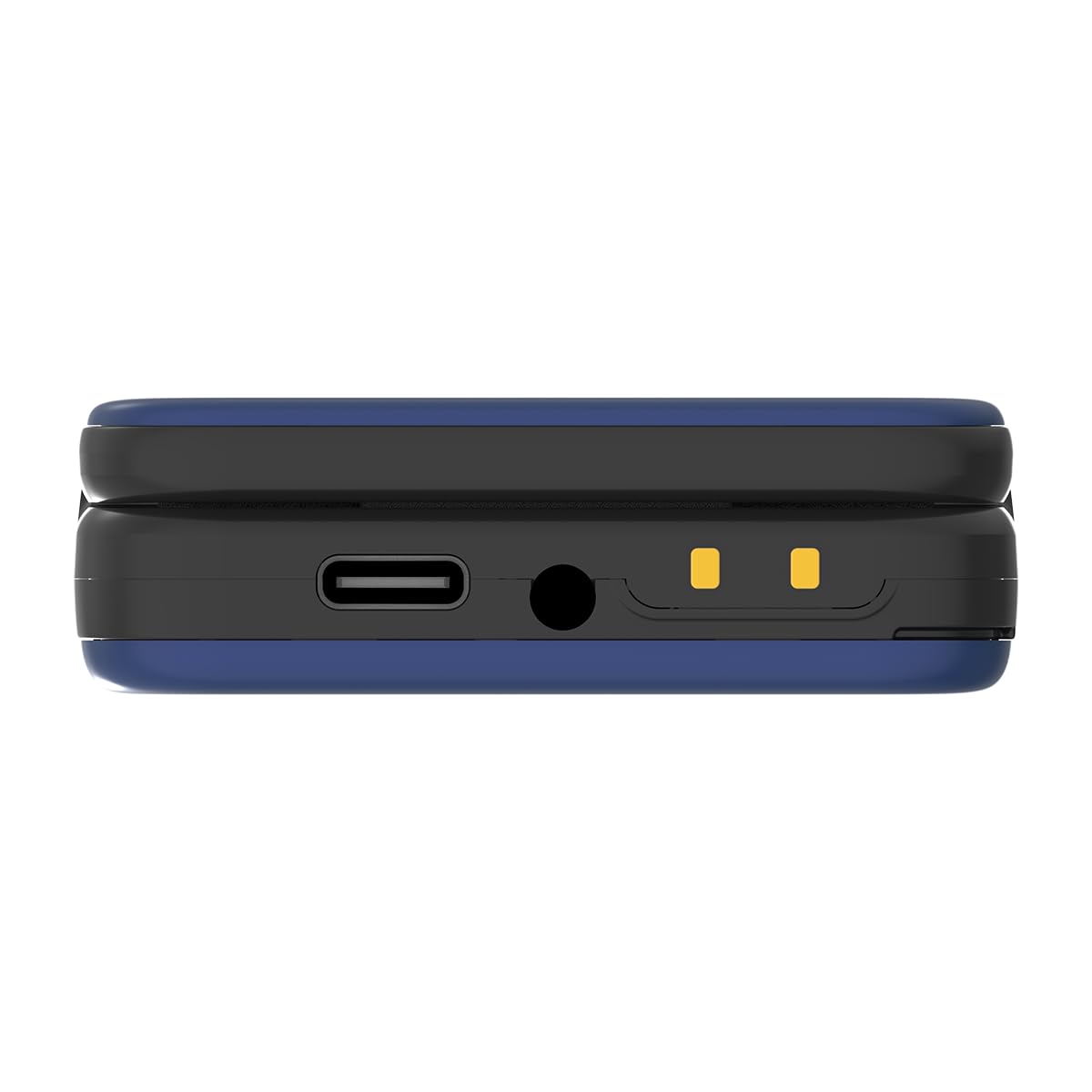 myPhone Flip LTE Téléphone Portable Senior à Clapet Débloqué 4G, Grandes Touches, Bouton SOS, Double SIM