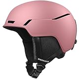 Odoland Ski Helmet, Snowboard Helmet, Adjustable Size Ventilation System, PC Shell and Protective EPS Foam Snow Helmet for Men Women Youth, Goggles Compatible, Pink, S