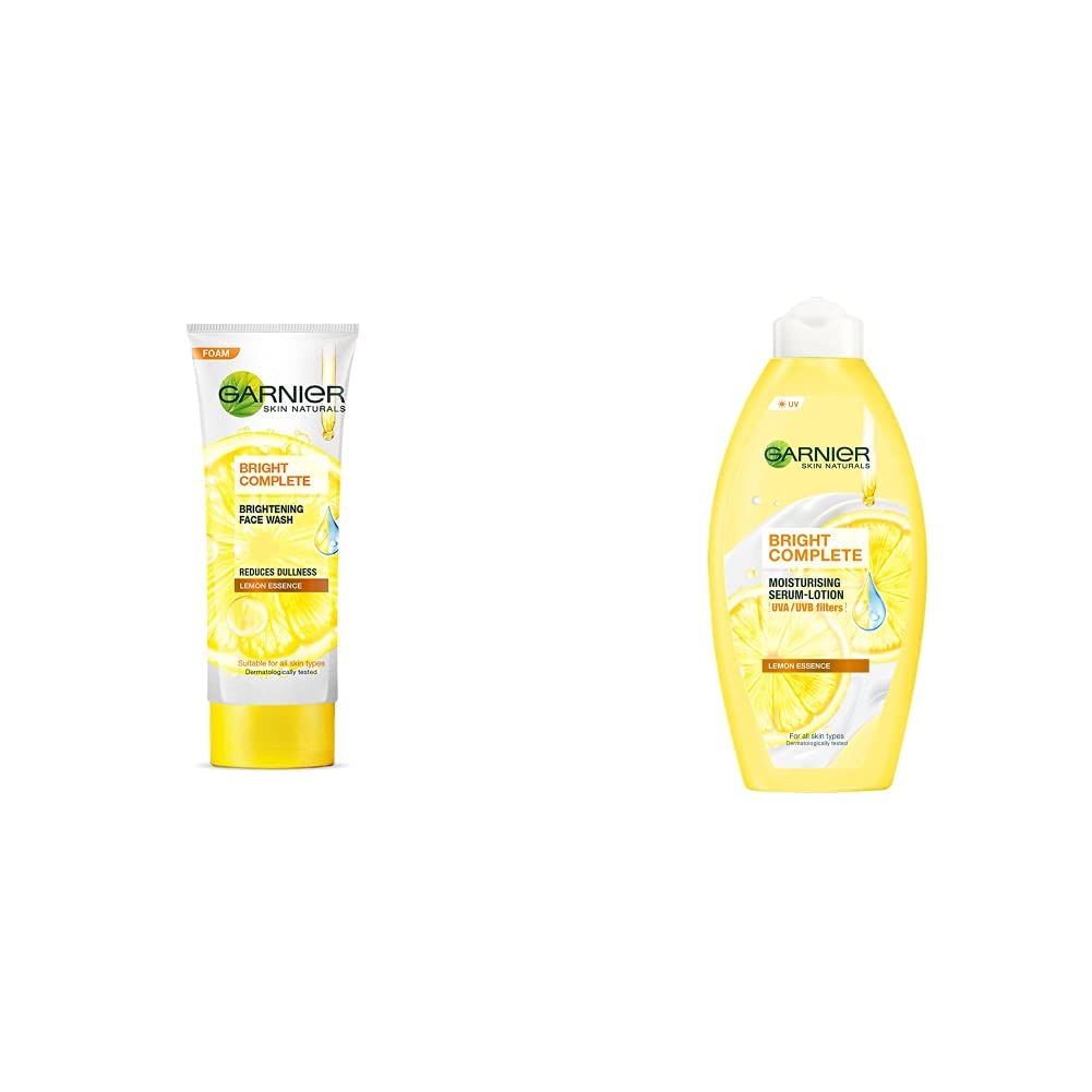Garnier Skin Naturals Light Complete Facewash, 100g and Garnier Skin Naturals Light Lotion, 250ml
