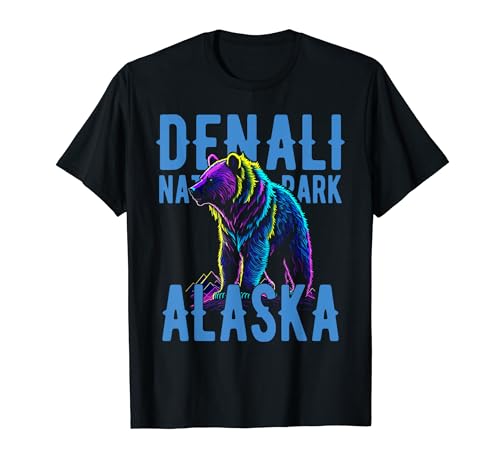 Parque Nacional Denali, Alaska, EE. UU., Diseño de oso Camiseta