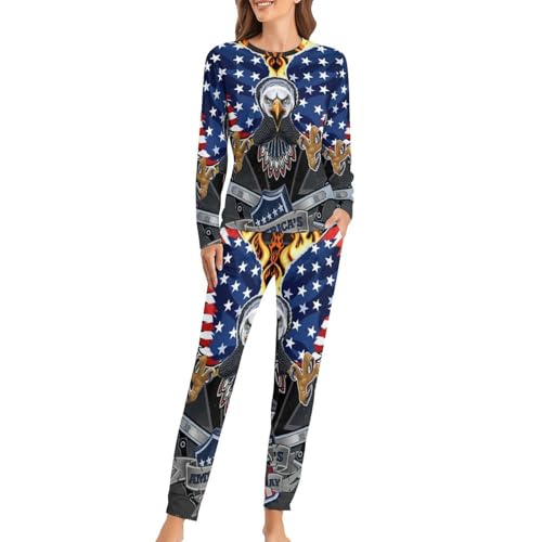 Pyjama femme t-shirt manches longues pour soirées cocooning hivernales