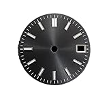 ATOMUSERLY Quadrante dell'orologio da 1 pezzo 28,5 mm NH35 for movimento Accessori uomo Verde luminoso(06)