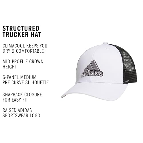 Image of adidas Unisex Trucker Hat - Sport Snapback Cap