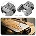 Be In Your Mind 2Pcs Spare Fretsaw Scroll Saw 2x2 cm Pinless Blade Adaptor 0.7mm Wire Blade Chuck Pull Pattern According to the Curve Bar Multi-Purpose Multi-Faceted Tooth Line