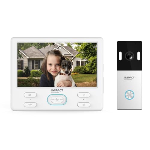 IMPACT by Honeywell Analog Video Door Phone/Bell with 7" TFT LCD Screen & Physical ButtonI 1080p ResolutionI 2-Way Audio TalkI IR Night Vision with Color LEDs I BuiltIn Mic & Loudspeaker(I-HVDP-SB01) (B0D44VSFDR) Amazon Price History, Amazon Price Tracker