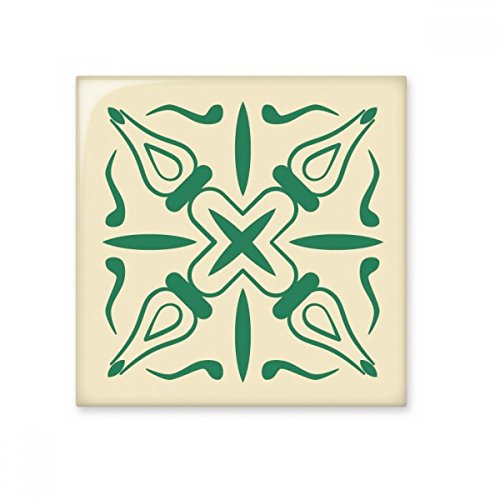Talavera Style Decorative Green Pattern Ceramic Tile Glossy Decal Glazed Brick Adorn Stone #TOP10