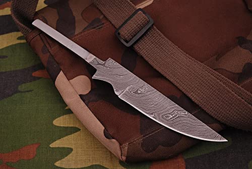 Lame damassée fabriquée à la main, lame vierge damassée forgée à la main 839EA