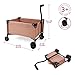 509 Crew: Little Wagon - Pink - Folding Pull-Along Cart, Adjustable Handle, Canvas-Metal Frame, Transport Toys-Dolls-Stuffed Animals, Kids 3+