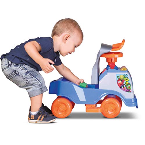 Totoka Plusgalinha Pintadinha Caixa Parda Cardoso Azul/Laranja