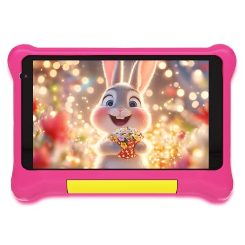 Vekoy Tablette Enfants 7 Pouces Android Tablet pour Kids 5GB RAM 32GB ROM Contrôle Parental IPS HD Bluetooth WiFi Quad Core Double caméra Children's Tablets...