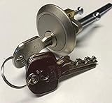 rundzylinder aufbohren 2x M5 Schrauben Außenzylinder Rundzylinder für Kastenzustztschloss z.B. ABUS BASI BKS Zeiss