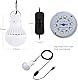 bangminda 2 Stücke Campinglampe USB LED Campinglampe Tragbare USB Zeltlampe Glühbirne für Camping Wandern Angeln Wandern Notlicht 5W LED Lampe Camping Laterne (Warmweiß)
