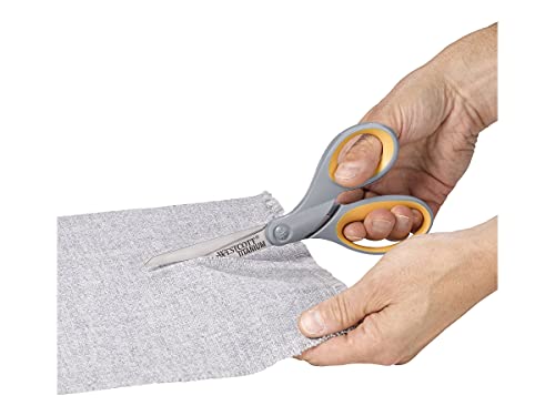 Westcott Titanium 8-Inch Straight Scissor (13529) - Single, Grey with Yellow - Image 8