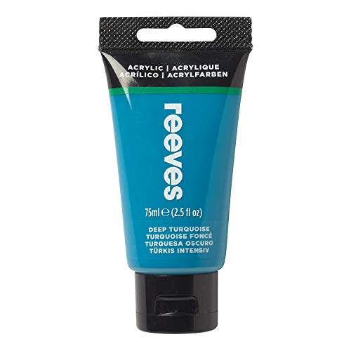 Reeves Colore Acrilico 75ml - Turchese Scuro