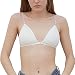 Kalkaly Top per Palestra Bralette per Donne Ragazze Adolescenti Reggiseno a Triangolo con Scollo a V a Basso Sostegno Pulsante Frontale Cinturino Sottile Reggiseno da Allenamento Imbottito